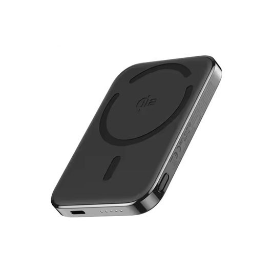 Baterie externa 10000mAh Qi2 15W Wireless, 20W Cablu, Aluminiu - Voltres