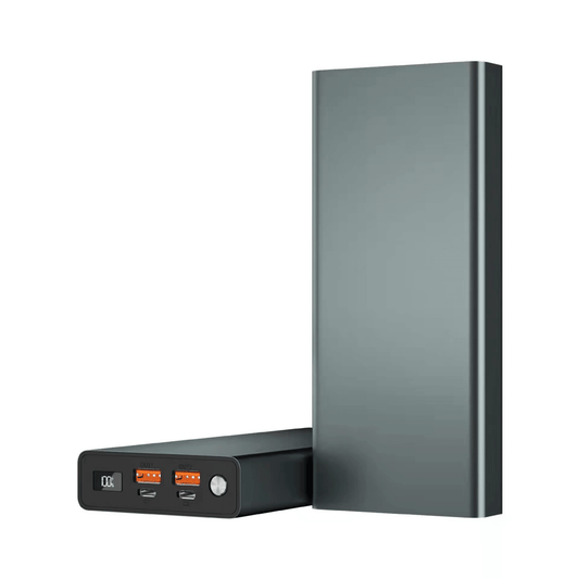 Baterie externă 30000mAh 100W, 2x USB - C & 2x USB - A, Negru - Voltres