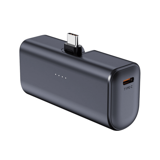 Baterie externa 5000mAh, USB - C 22.5W, Gri - Voltres