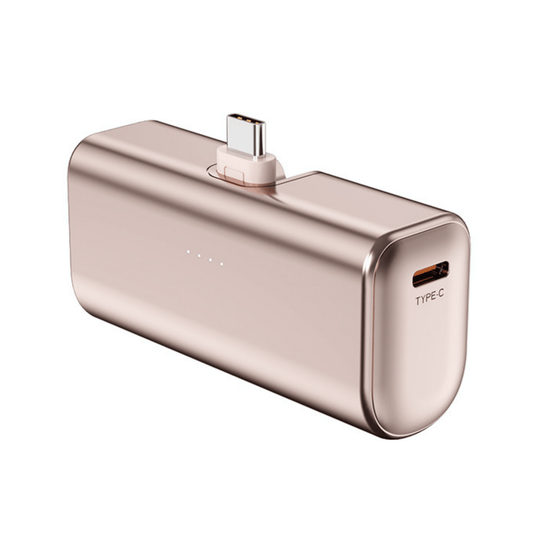Baterie externa 5000mAh, USB - C 22.5W, Gri - Voltres